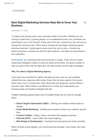 Best Digital Marketing Services Near Me to Grow Your Business