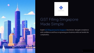 GST Filing Singapore Made Simple