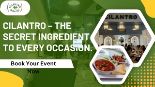 Cilantro – The Secret Ingredient to Every Occasion.