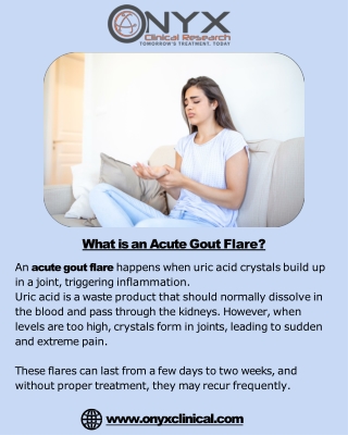 Managing Acute Gout Flare Pain