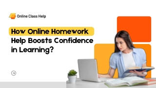 How Does Online Homework Help Services Boost Confidence in Learning?