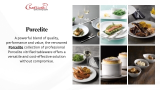 Porcelite Crockery | Professional Tableware Collection | Chefline UK