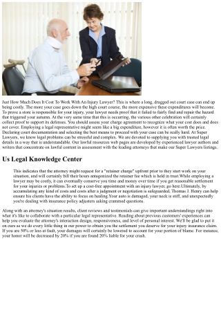 Just How Much Does A Legal Representative Price? Recognizing Legal Charges And B