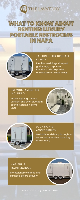 What to Know About Renting Luxury Portable Restrooms in Napa