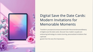 Elegant Digital Save‑the‑Date Cards – Motion Stamp’s Animated Evites