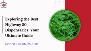 Exploring the Best Highway 80 Dispensaries Your Ultimate Guide