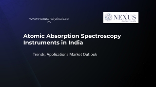 Atomic Absorption Spectroscopy Instruments in India – Applications, Market