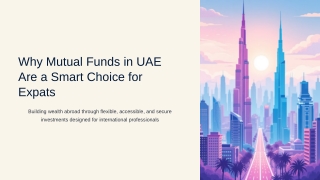 Why Mutual Funds in UAE Are a Smart Choice for Expats
