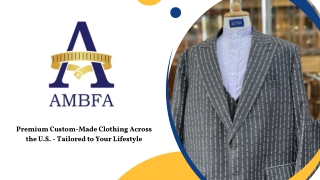 Bespoke Chinos Maryland