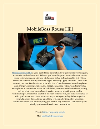 MobileBoss Rouse Hill