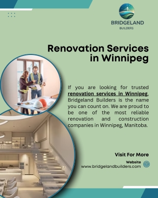 Renovation Services in Winnipeg