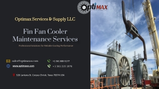 Fin-Fan Cooler Maintenance Services