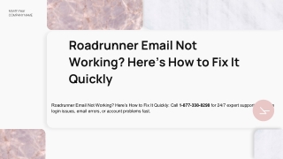 Roadrunner Email Not Working? Here’s How to Fix It Quickly