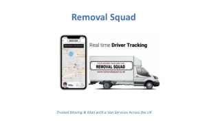 Removalsquad- Moving Van Services in UK