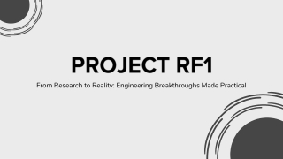 Matthew Stone Project RF1  Unlocking Smarter Solutions for Modern Growth