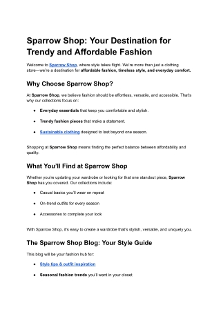 Sparrow Shop_ Your Destination for Trendy and Affordable Fashion (2)