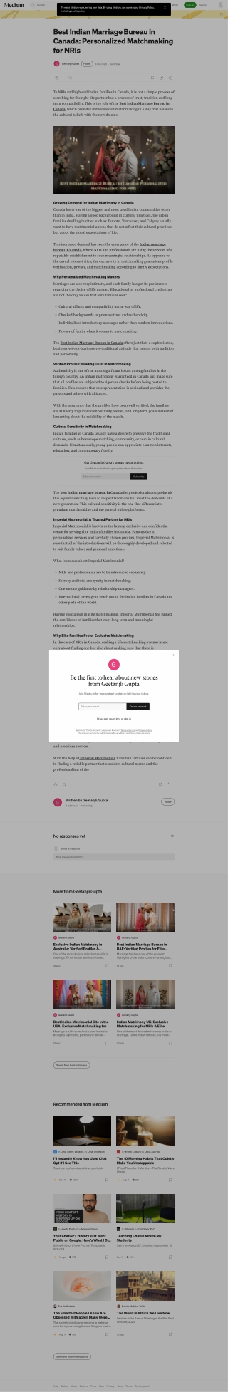 Best Indian Marriage Bureau in Canada: Personalized Matchmaking for NRIs