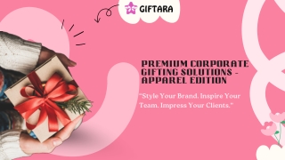 Premium Corporate Gifting Solutions – Apparel ,bags,badges