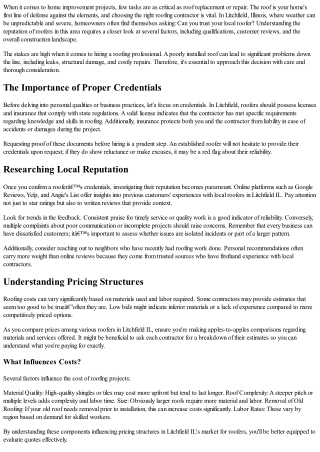 Can You Trust Your Local Roofer? Investigating the Reputation of Roofers in Litc