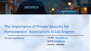 R24HS: Your Partner for the Best Security Services and Peace of Mind