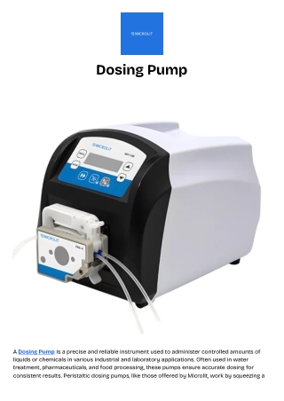 Dosing Pump