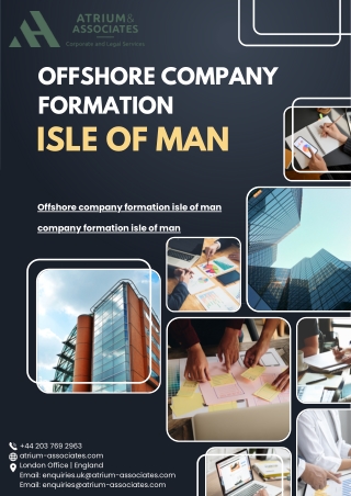 Offshore Company Formation- Isle of Man