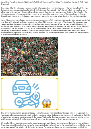 5 Tips To Ensure Full Settlement In A Cars And Truck Accident Settlement