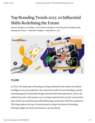 Top Branding Trends 2025_ 10 Influential Shifts Redefining the Future