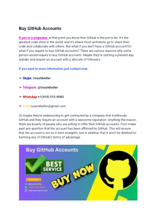 Buy GitHub Accounts (1)