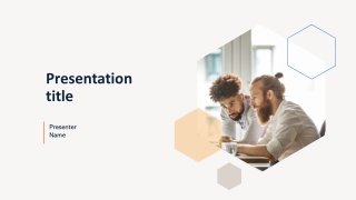 Hexagon presentation light