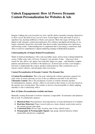 Unlock Engagement_ How AI Powers Dynamic Content Personalization for Websites & Ads