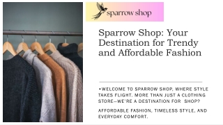Sparrow Shop