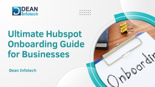 Ultimate Hubspot Onboarding Guide for Businesses