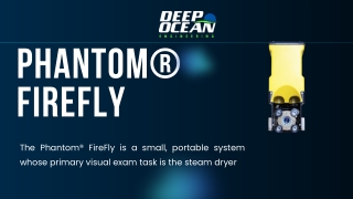 Phantom® FireFly ROV with NIS-300 Control & 1080P Support