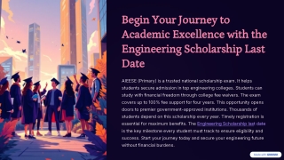 Begin Your Journey to Academic Excellence with the Engineering Scholarship Last