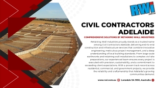 Civil Contractors Adelaide