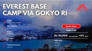 Journey to Everest Base Camp via Gokyo Ri