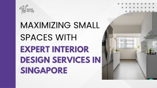 Maximizing Small Spaces with Expert Interior Design Services in Singapore