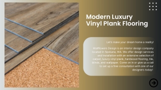 Modern Luxury Vinyl Plank Flooring