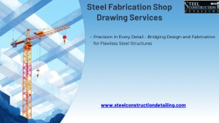 Steel Fabrication Shop Drawing Services
