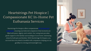 Heartstrings Pet Hospice  Compassionate KC In-Home Pet Euthanasia Services