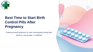 Abortion Pill Online in USA: Best Time to Start Birth Control Pills After Pregna