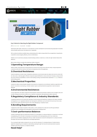 key-criteria-for-selecting-the-right-rubber-compound