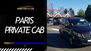 Paris Private Cab - Disneyland Paris Transfer (1)