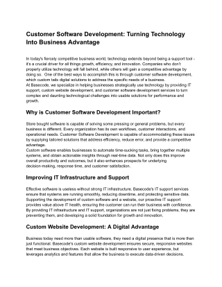 Stronger IT Infrastructure, Smarter Growth