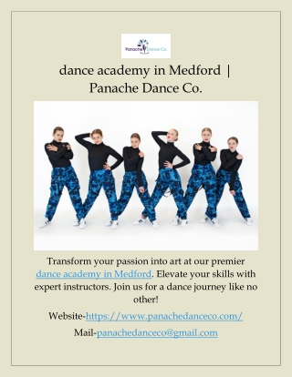 dance academy in Medford | Panache Dance Co.