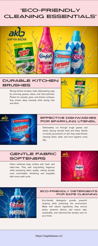 “Eco-Friendly Cleaning Essentials”