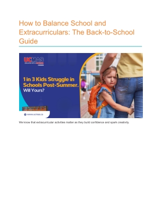 Smart Tips for Managing Studies & After-School Programs