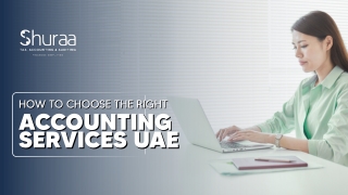 How to Choose the Right Accounting Services UAE