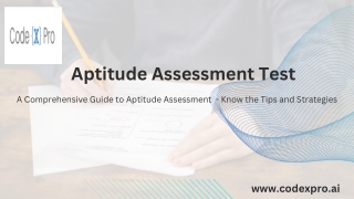 Aptitude Assessment Test
